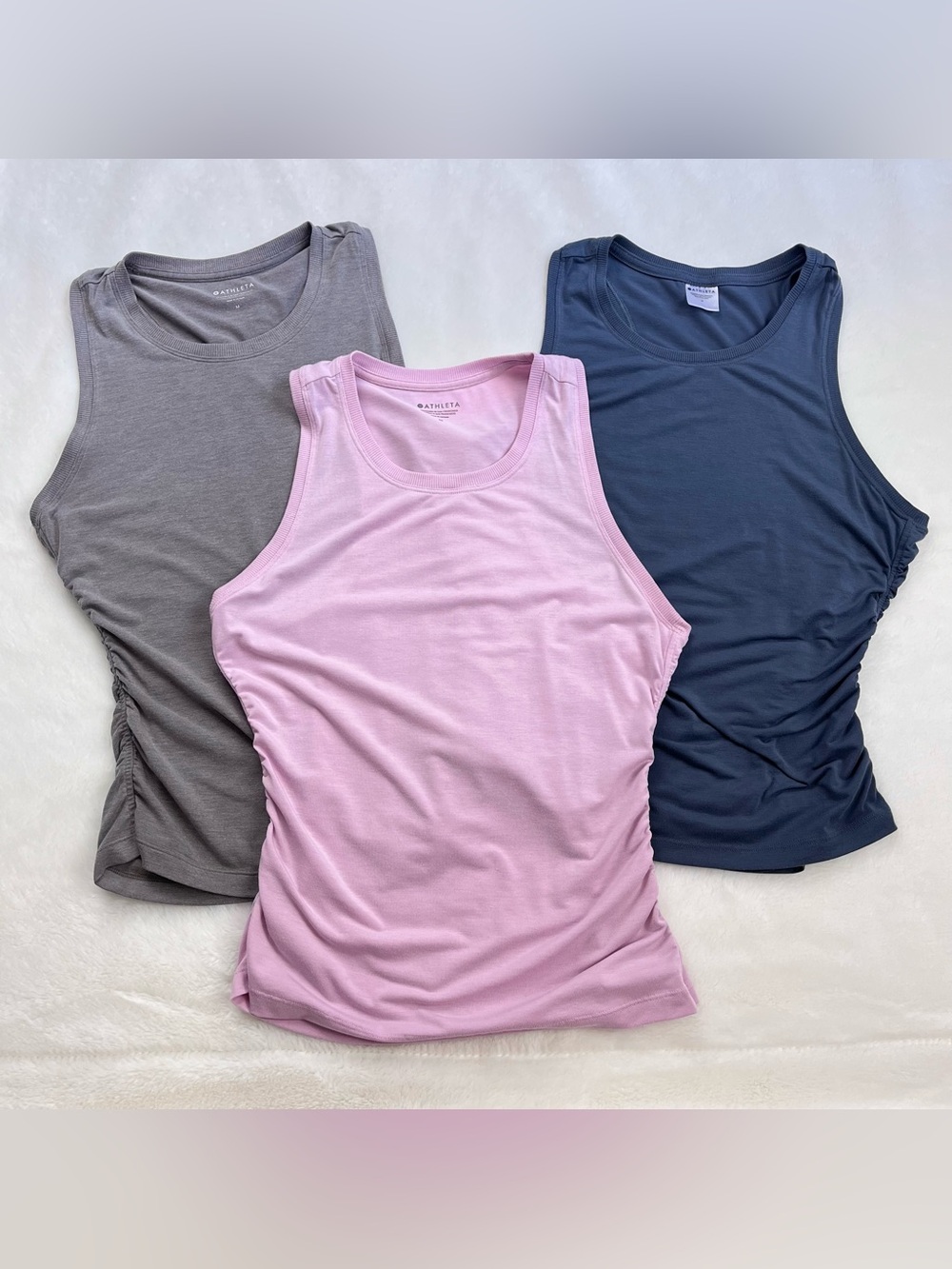 Athleta With Ease Cinch Tank - Bundle of 3